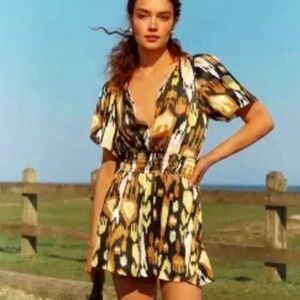 Anthropologie Ikat Somerset Romper